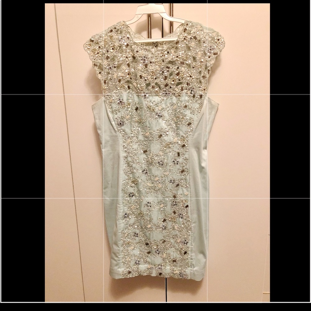 French connection baby blue dress